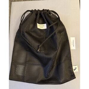 Brand New Thom Browne X ASICS Gym Bag Drawstring Backpack, Black. With Gift Bag!